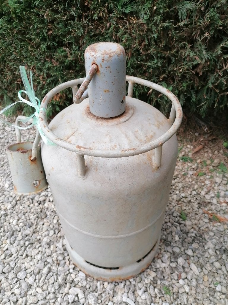 gasfles, Ophalen, Gebruikt