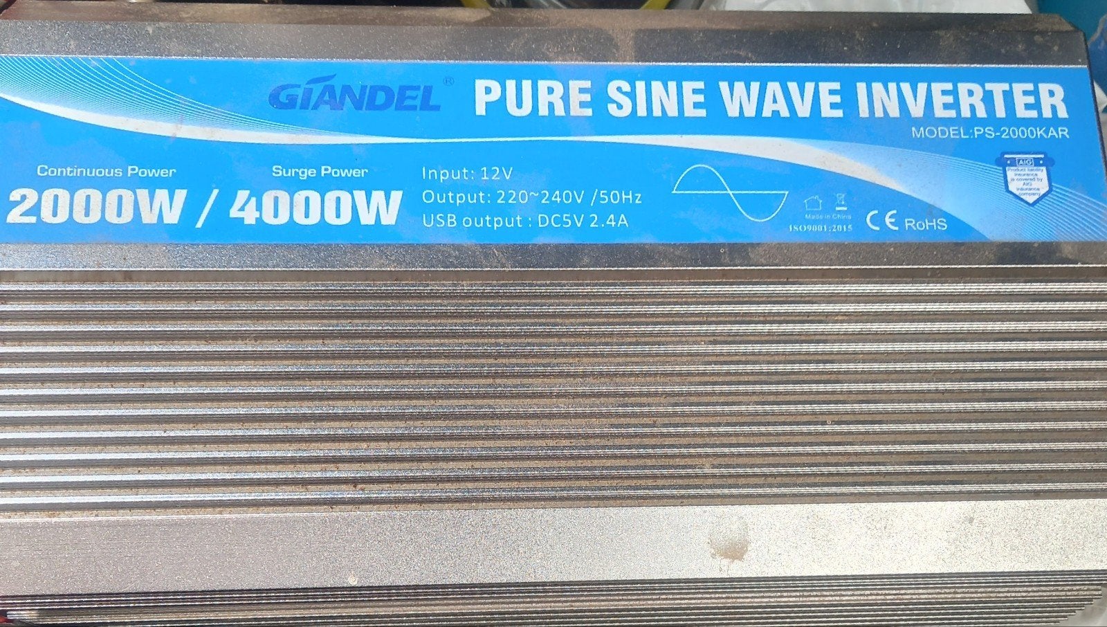 onduleur, convertisseur de courant de 12v vers 220v, Enlèvement