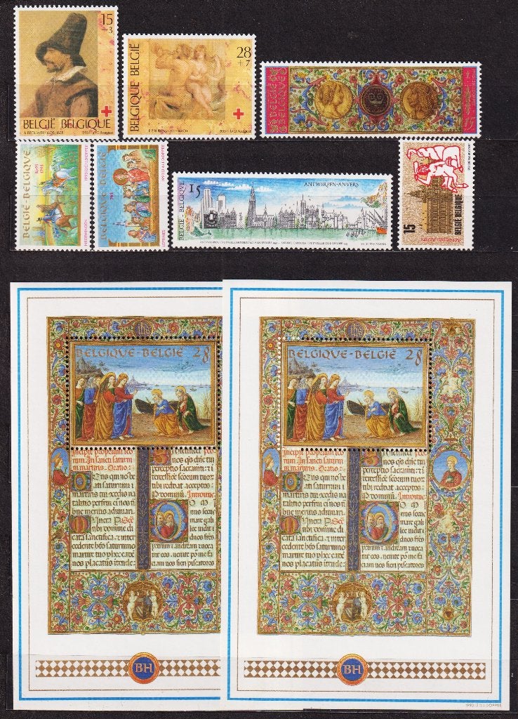 België 1993 compleet jaar **, Ophalen of Verzenden, Postfris, Postfris