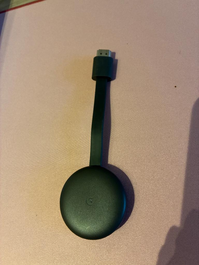 Google chromecast, TV, Hi-fi & Vidéo, Lecteurs multimédias, Enlèvement, Utilisé, HDMI, Sans disque dur