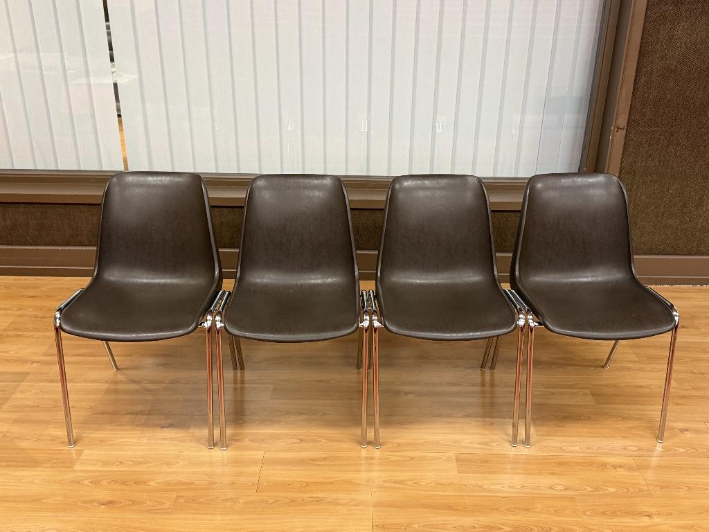 bureaustoel, Huis en Inrichting, Bureaustoelen, Gebruikt, Bureaustoel, Bruin, Ophalen