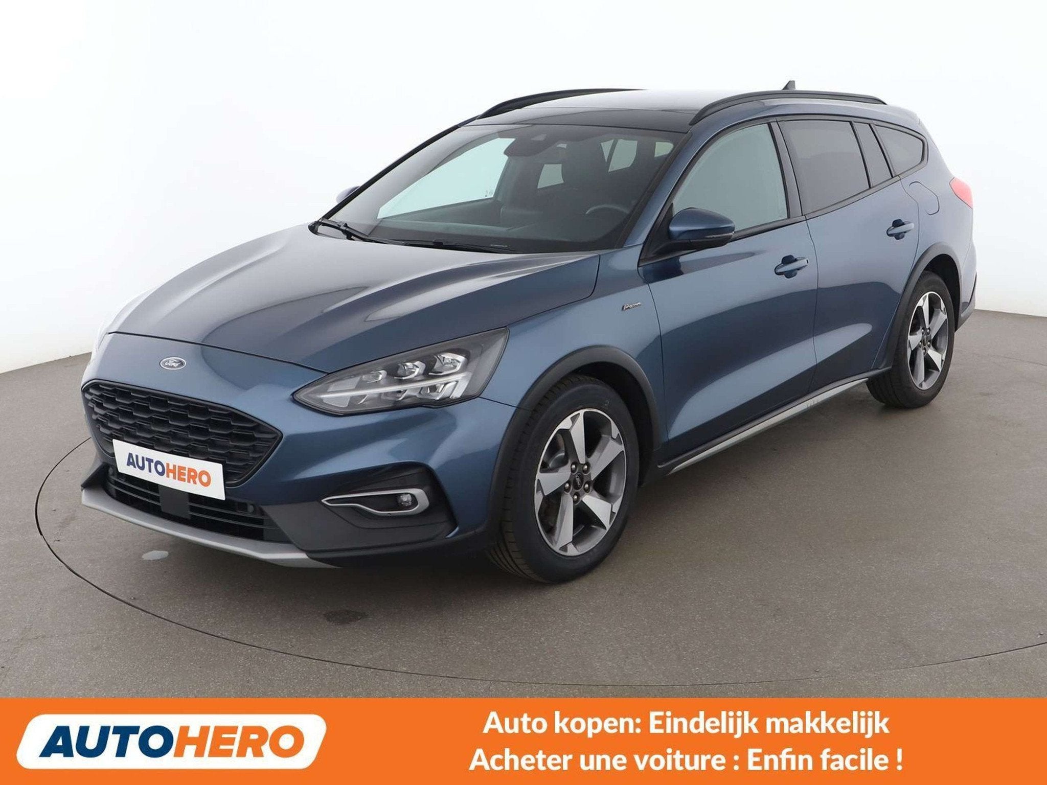Ford Focus 1.0 EcoBoost Active (bj 2020), Gebruikt, Blauw, 5 deurs, 92 kW
