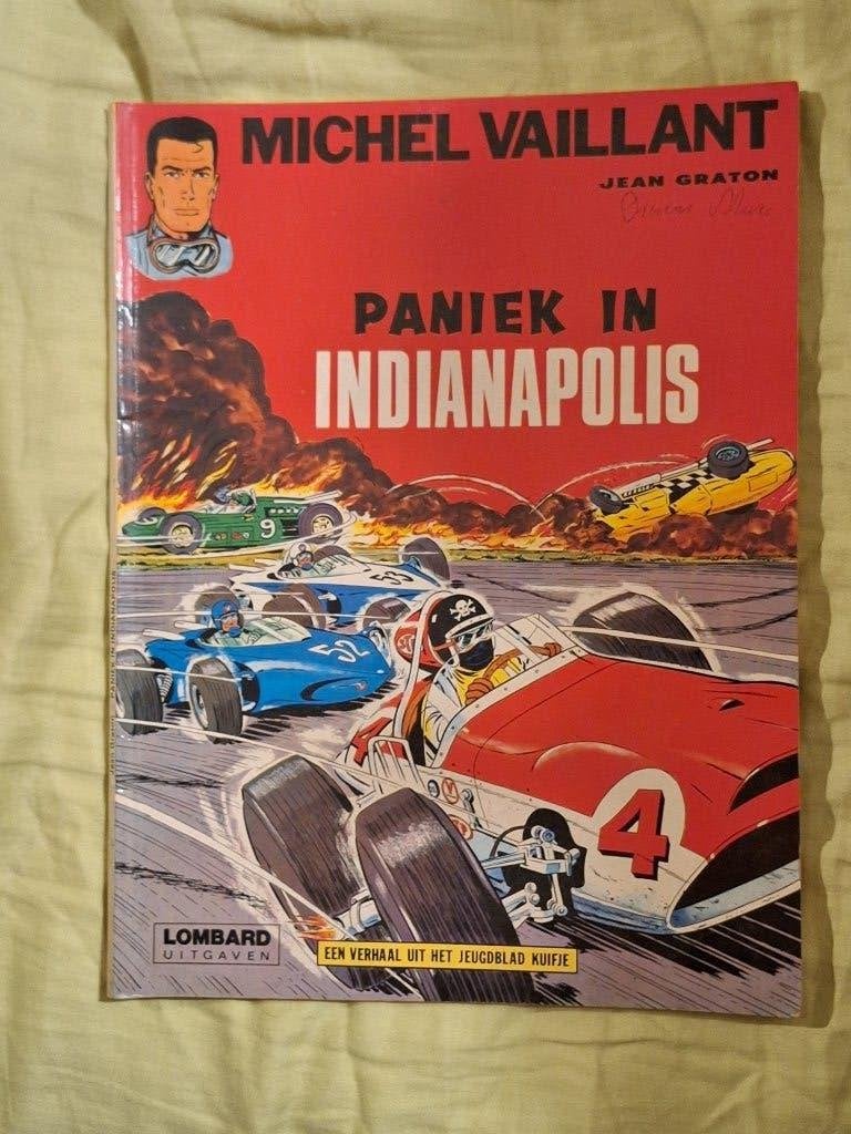Michel Vaillant 11: paniek in Indianapolis, Eén stripboek, Ophalen of Verzenden, Gelezen