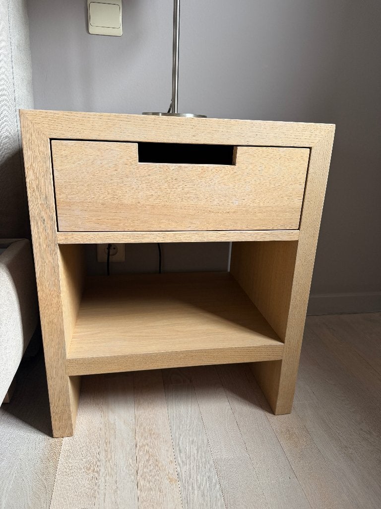 Nachtkastjes (2 stuks), eik, 45 à 65 cm, Enlèvement, Utilisé, 55 à 70 cm