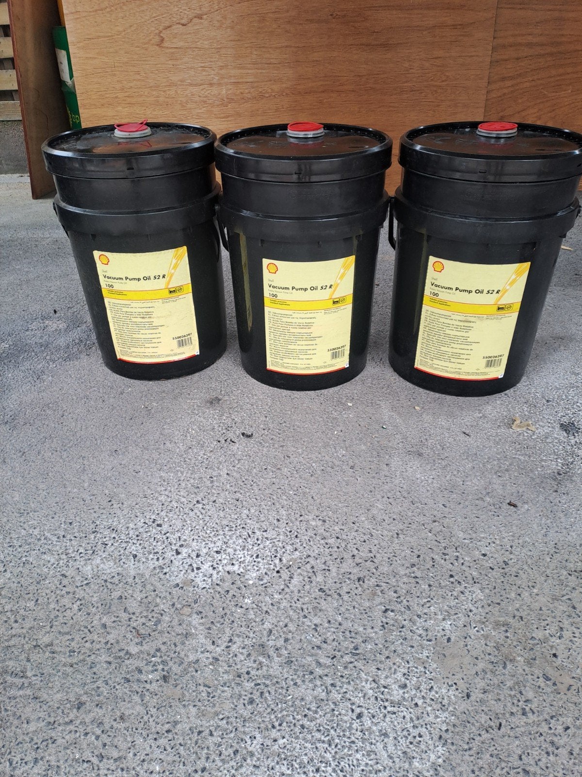 60liter Shell vacuümpomp oil ,voor alle 3 slechts 105€!!!, Zakelijke goederen, Ophalen