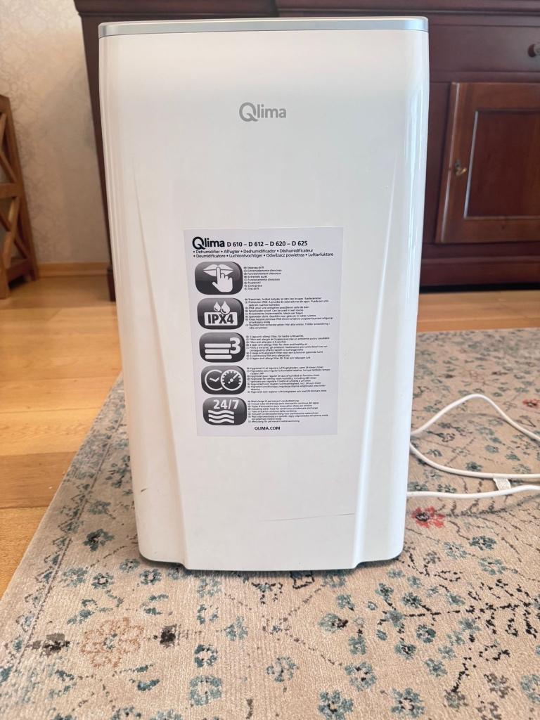 Qlima luchtontvochter D612-D620-D625, Electroménager, Enlèvement, Comme neuf, Déshumidificateur