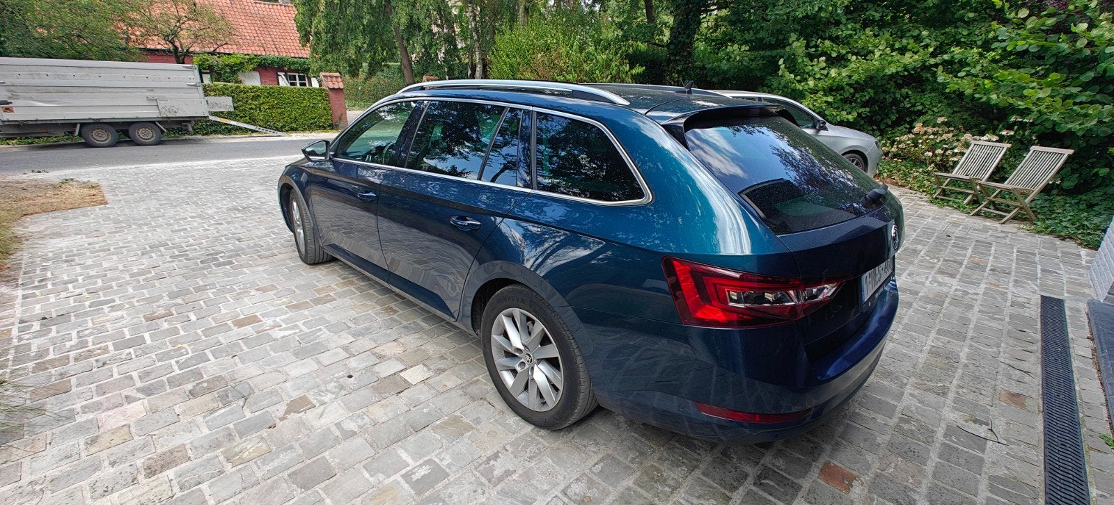 Skoda superb 2.0 TDI DSG, Autos, Cuir et Alcantara, Noir, 5 portes, Toit ouvrant