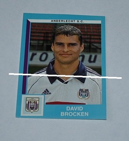 Panini Football 2000 RSC Anderlecht/David Brocken, Collections, Envoi, Neuf, Affiche, Image ou Autocollant