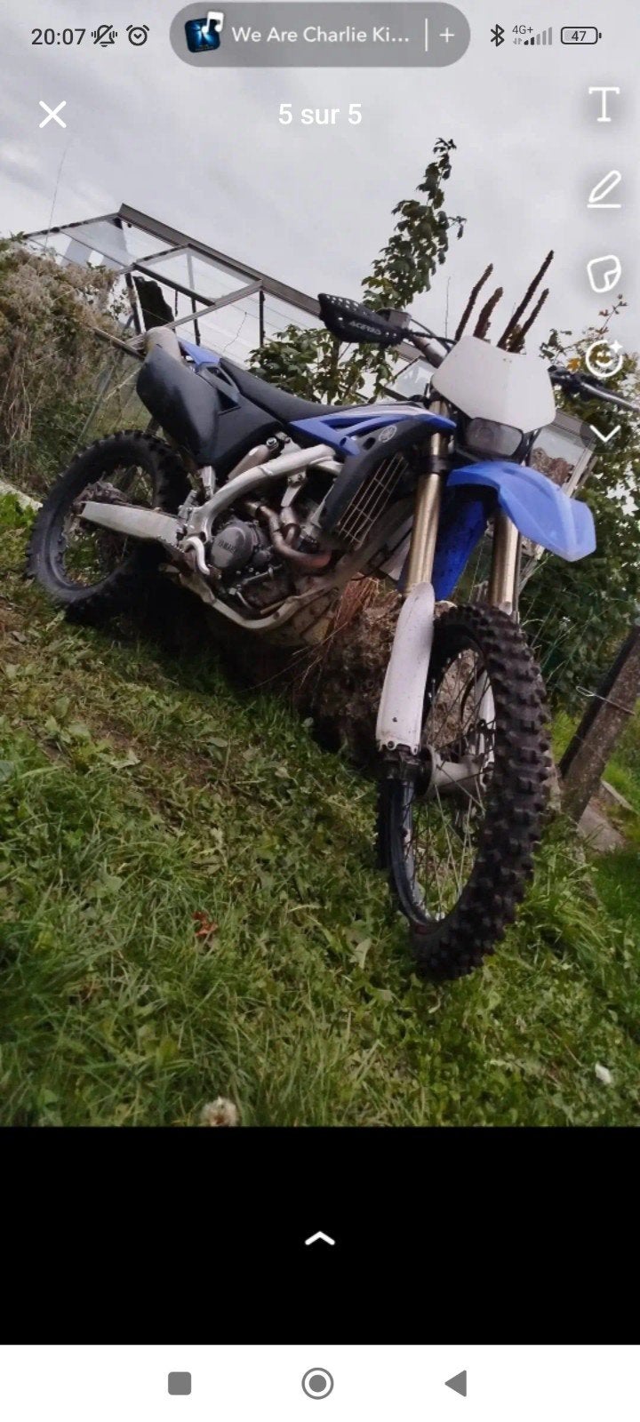 Yamaha wrf 250 2012, Motos, Particulier