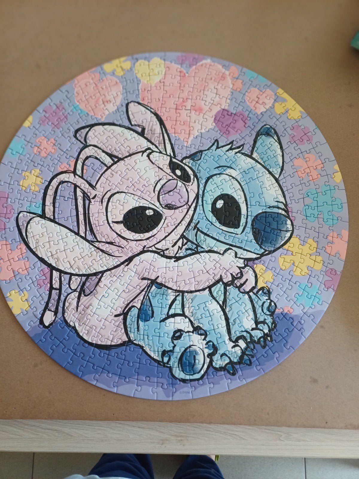 Stitch puzzel 500stukjes, Ophalen, 500 t/m 1500 stukjes, Zo goed als nieuw, Legpuzzel
