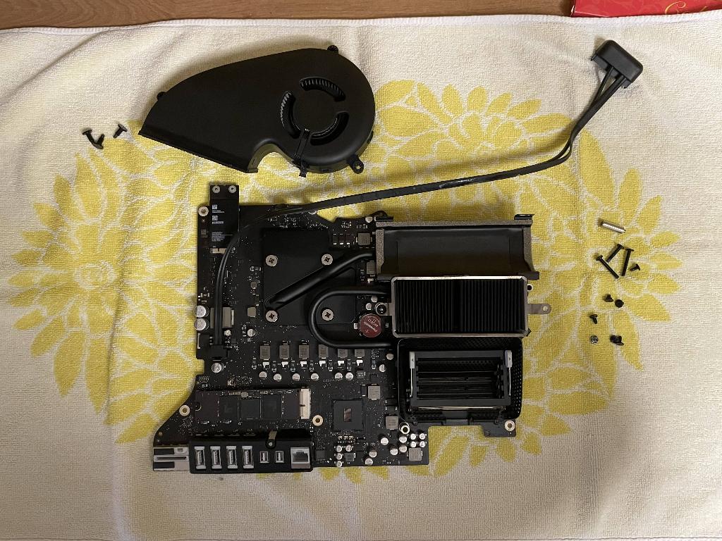 Apple iMac 27” 2015 A1419 carte mere + CPU, Enlèvement ou Envoi, Utilisé, AMD