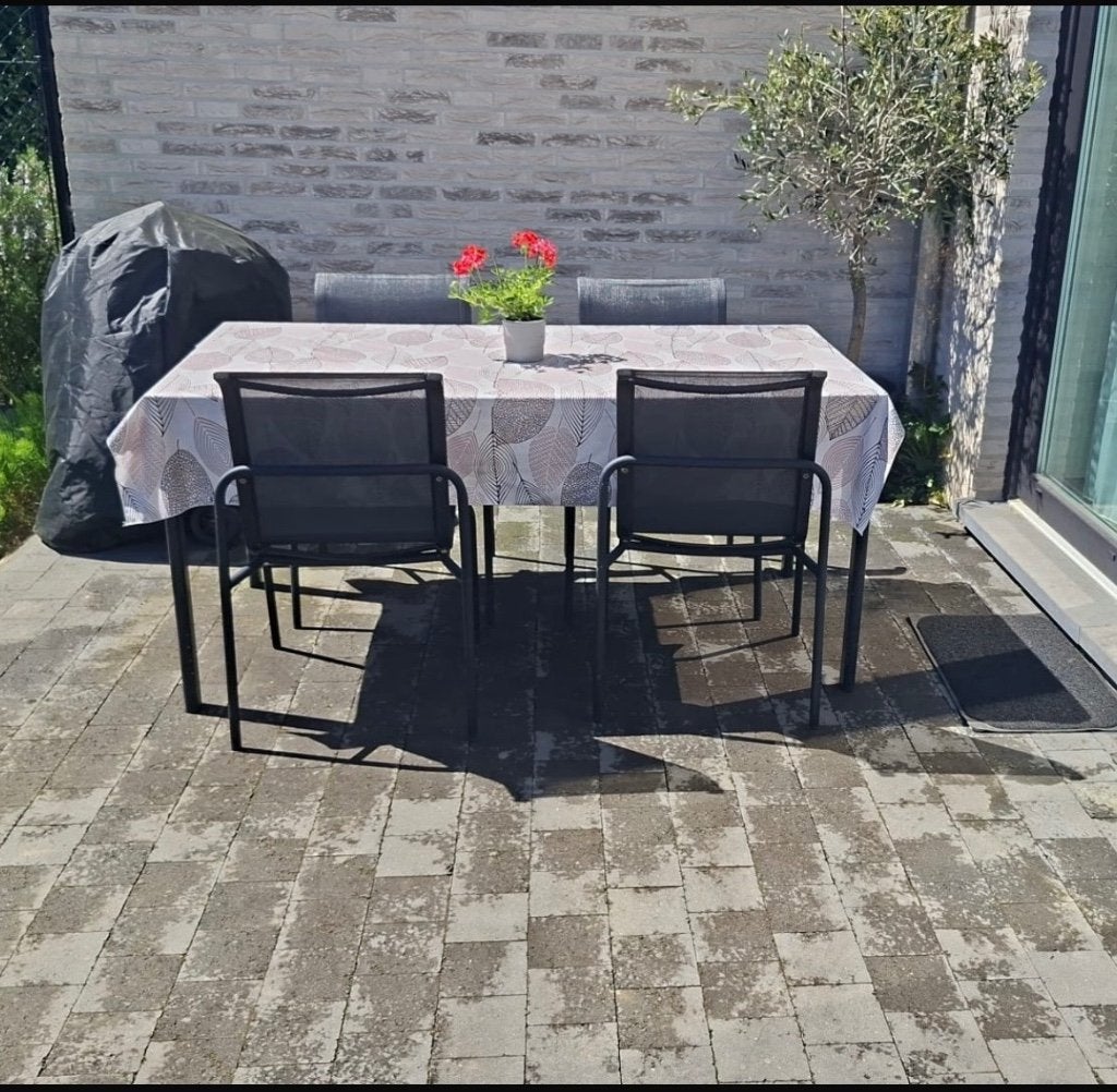 Table de jardin + chaises, Table à dinner, Utilisé, Sets de jardin, Enlèvement