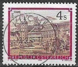 Oostenrijk 1984 - Yvert 1620 - Abdijen en Kloosters (ST), Verzenden, Gestempeld