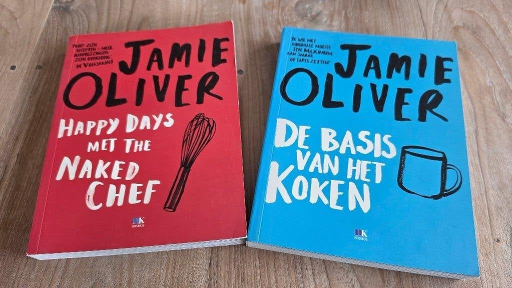 Jamie Oliver: happy days en de basis van het koken, Boeken, Kookboeken, Hoofdgerechten, Ophalen of Verzenden, Zo goed als nieuw