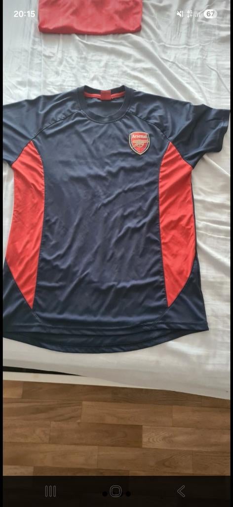 Arsenal FC trainingsshirt - blanco achterkant, Ophalen of Verzenden, Shirt