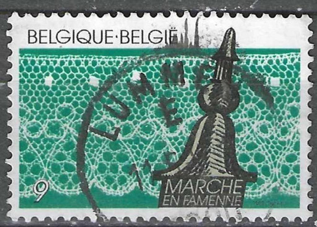 Belgie 1989 - Yvert/OBP 2315 - Belgisch Kantwerk (ST), Verzenden, Gestempeld, Gestempeld