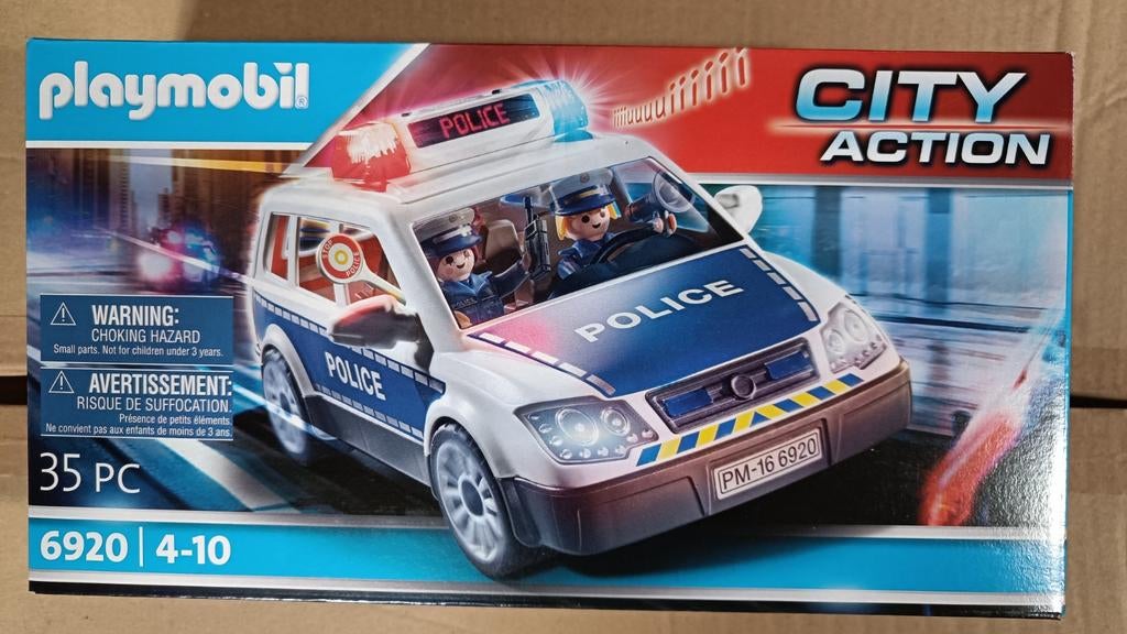 Politieauto Playmobil *NIEUW*, Ophalen, Nieuw, Complete set