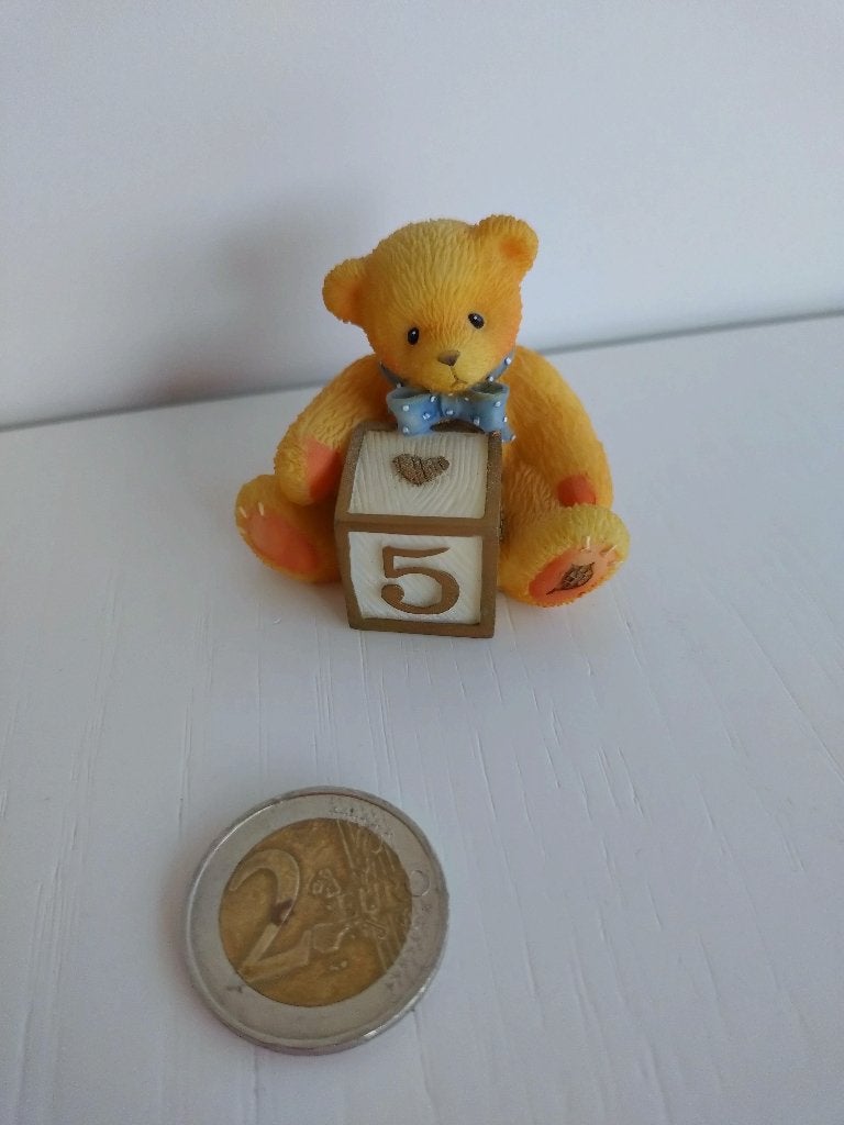 Cherished teddies - nr 5, Collections, Ours & Peluches, Enlèvement ou Envoi, Comme neuf, Statue, Cherished Teddies