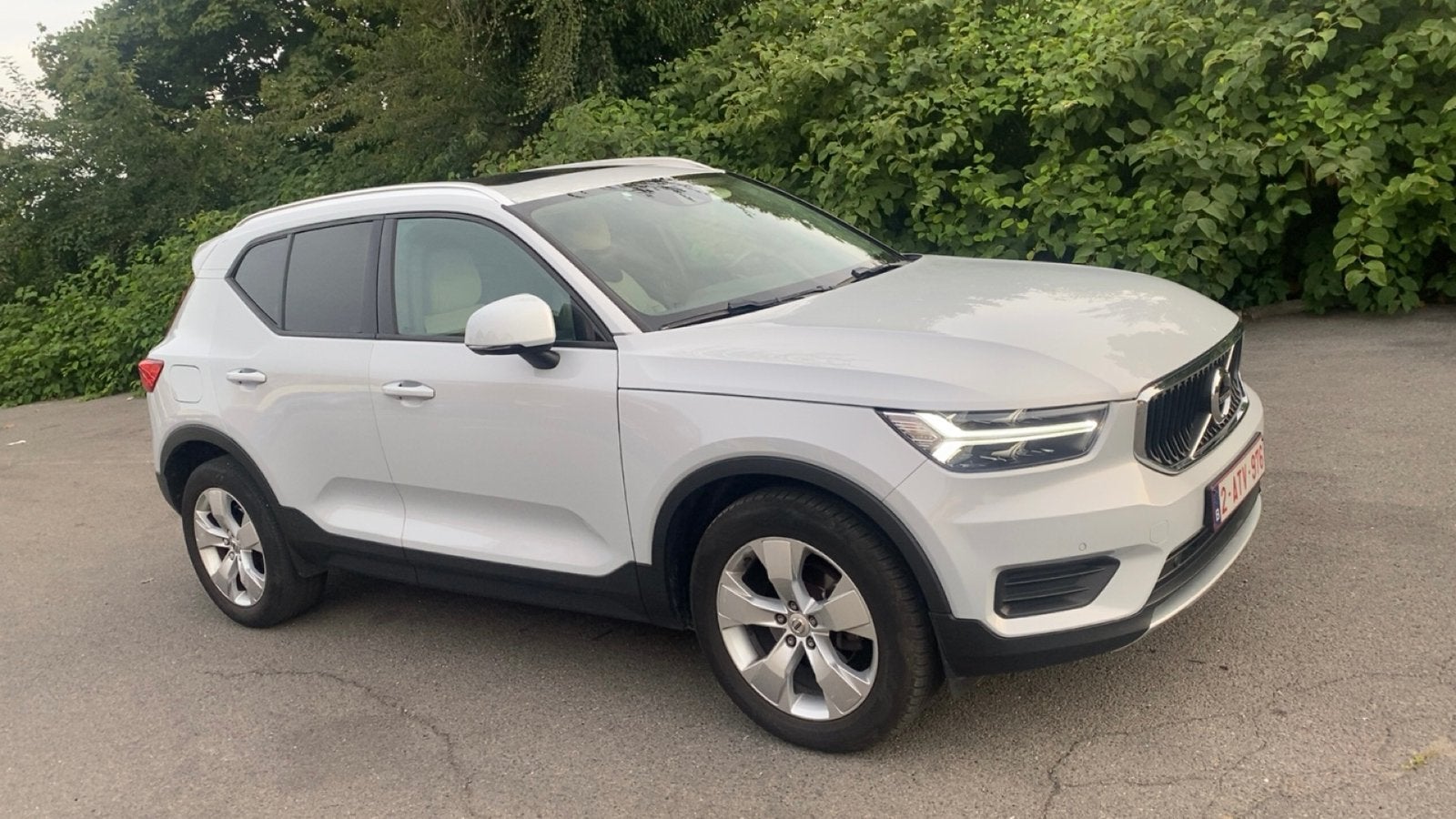Volvo XC40, Auto's, Automaat, Leder en Stof, Wit, Diesel