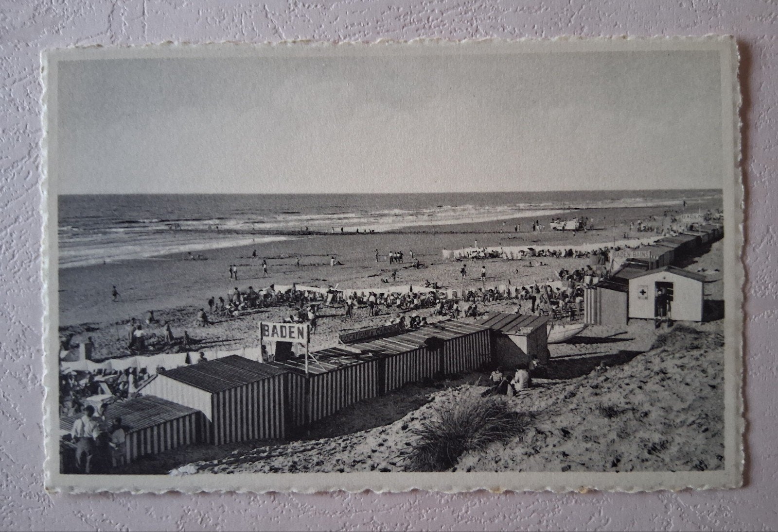 vintage Postkaart Het Strand ven Bredene, Verzamelen, Ophalen of Verzenden