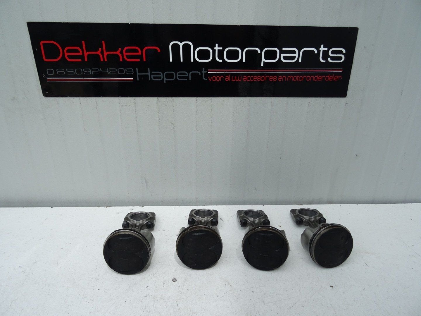 4x Zuiger + Drijfstang / Zuigers Yamaha YZF R6 1999-2002, Motos, -, Utilisé, -, -