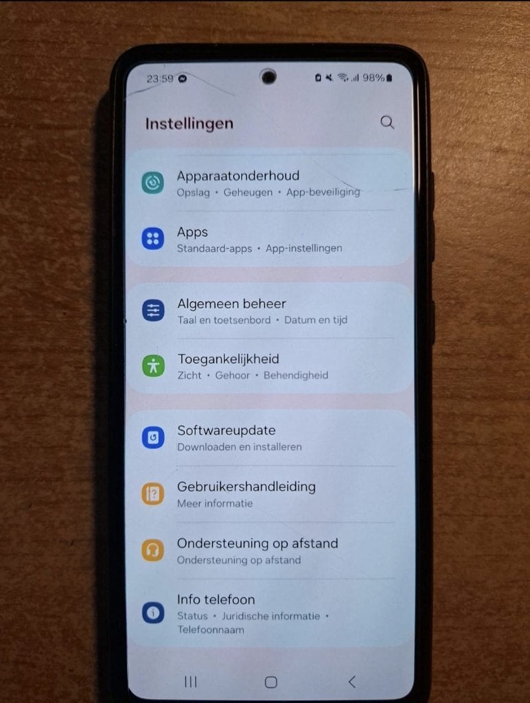 Samsung Galaxy A52s 128 GB incl. hoesje en screenprotector, Telecommunicatie, Gebruikt, Zwart, Touchscreen, Ophalen of Verzenden