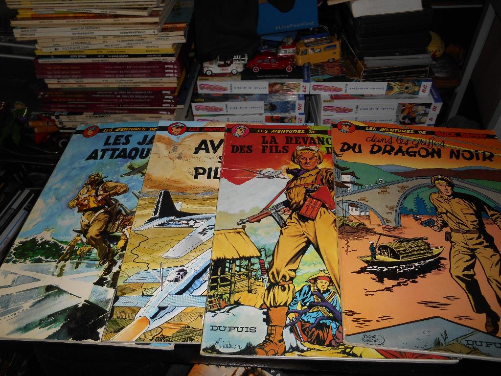 Lot de 4 Buck Danny, Boeken, Ophalen of Verzenden