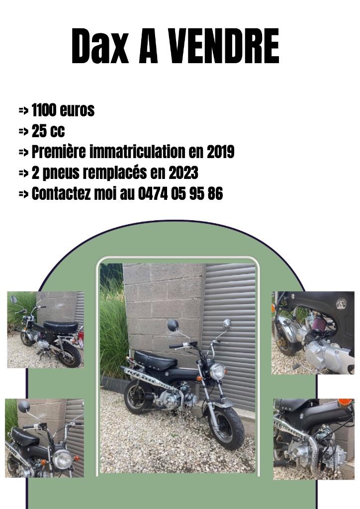 Dax 25cc, Vélos & Vélomoteurs, Enlèvement, Utilisé, Classe A (25 km/h), Essence