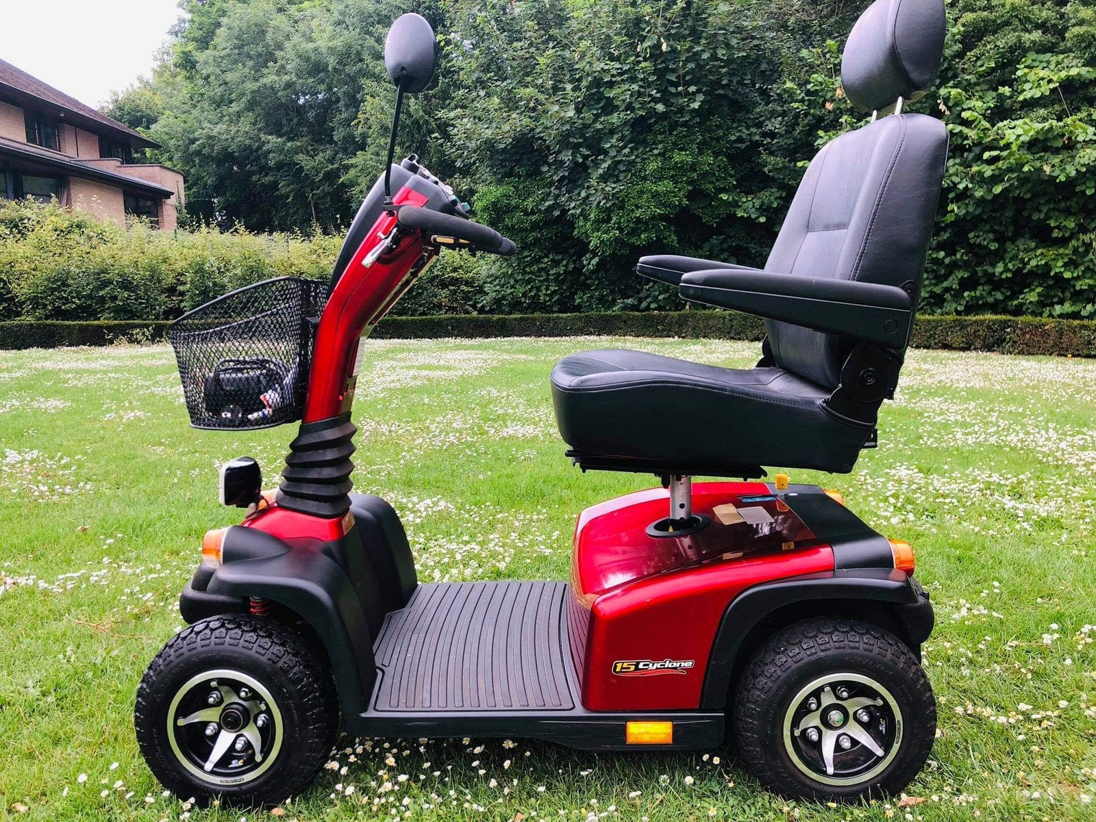 Voiturette électrique pride Cyclone 15 Scootmobiel état neuf, Enlèvement ou Envoi, Pliant, Comme neuf, Fauteuil roulant électrique