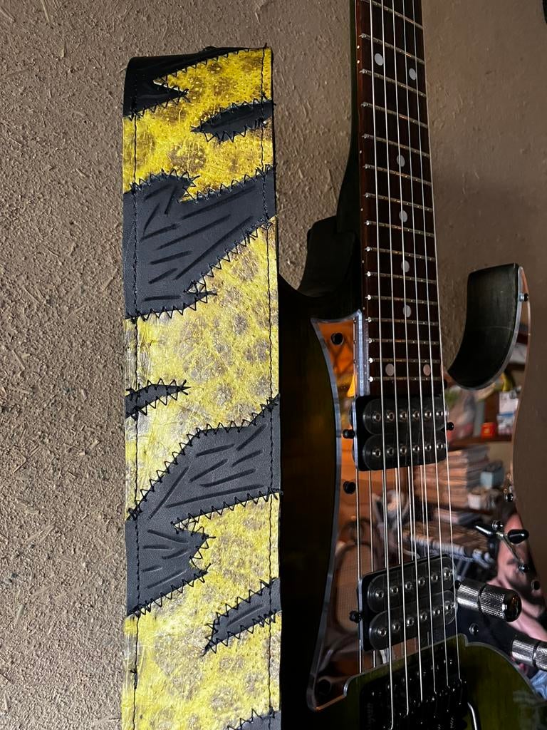 Gitaar riem strap leer, Musique & Instruments, Instruments | Accessoires, Enlèvement ou Envoi, Comme neuf, Guitare électrique