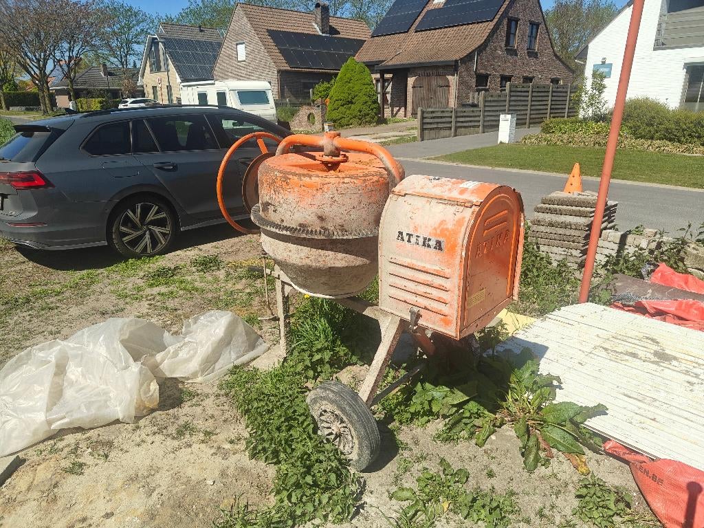 Atika Mortelmolen 145 liter, Doe-het-zelf en Bouw, Ophalen, Gebruikt