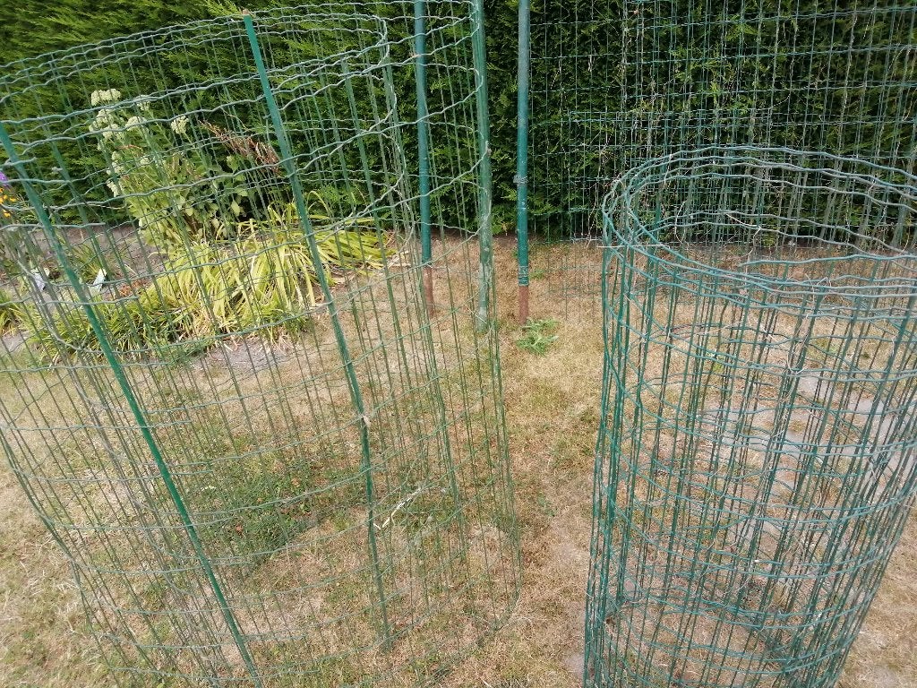 Omheining + 3 palen, Ophalen of Verzenden, Gebruikt, Overige typen