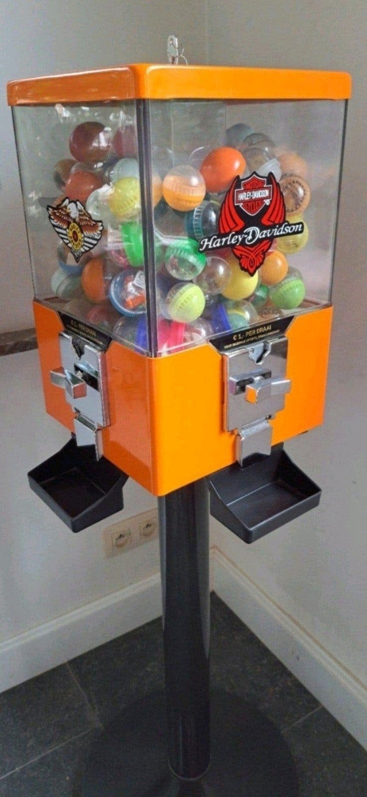 kauwgomballen automaat, Verzamelen, Ophalen