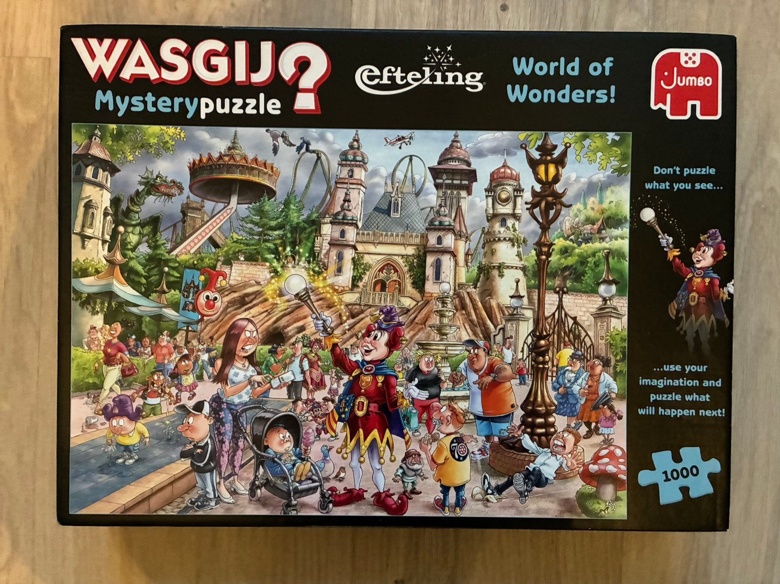Wasgij puzzel 1000 stukjes, Ophalen, 500 t/m 1500 stukjes, Zo goed als nieuw, Legpuzzel