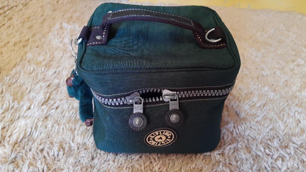 Beautycase Kipling, Ophalen of Verzenden, Gebruikt, Groen, Softcase