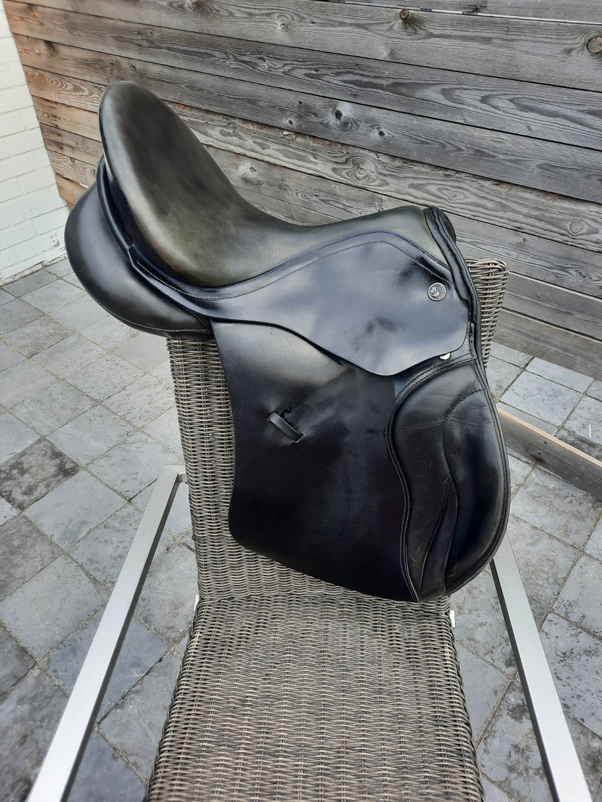 Dressuurzadel Kieffer 3000, Dieren en Toebehoren, Ophalen, L (17.5 inch), Gebruikt, Dressuur