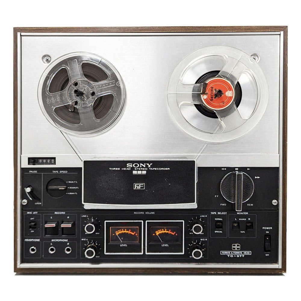 SONY THREE HEAD STEREO TAPE RECORDER TC-377, Ophalen of Verzenden