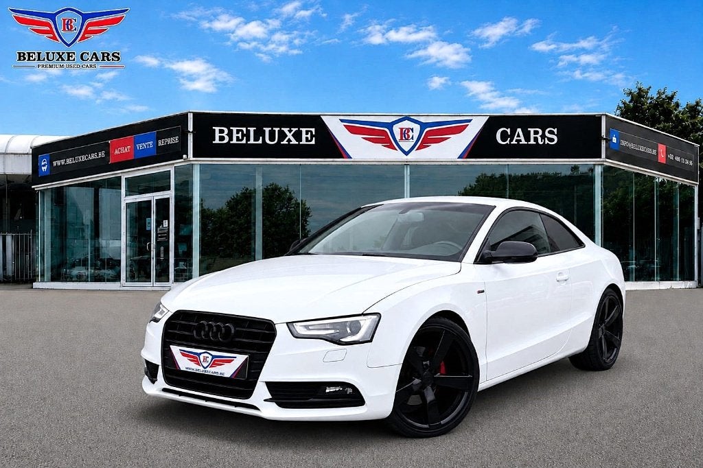 AUDI A5 Coupe 2.0 TDI*LED*BI XENON*LEER*NAVIGATIE*PDC*, Auto's, 4 zetels, Wit, Leder, Bedrijf