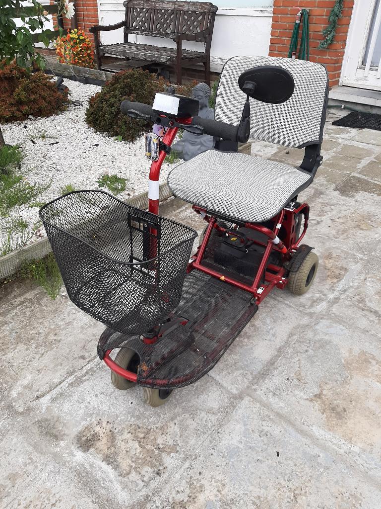 opvouwbare scootmobiel, Fietsen en Brommers, Gebruikt, Elektrisch, Klasse A (25 km/u), 0 cc