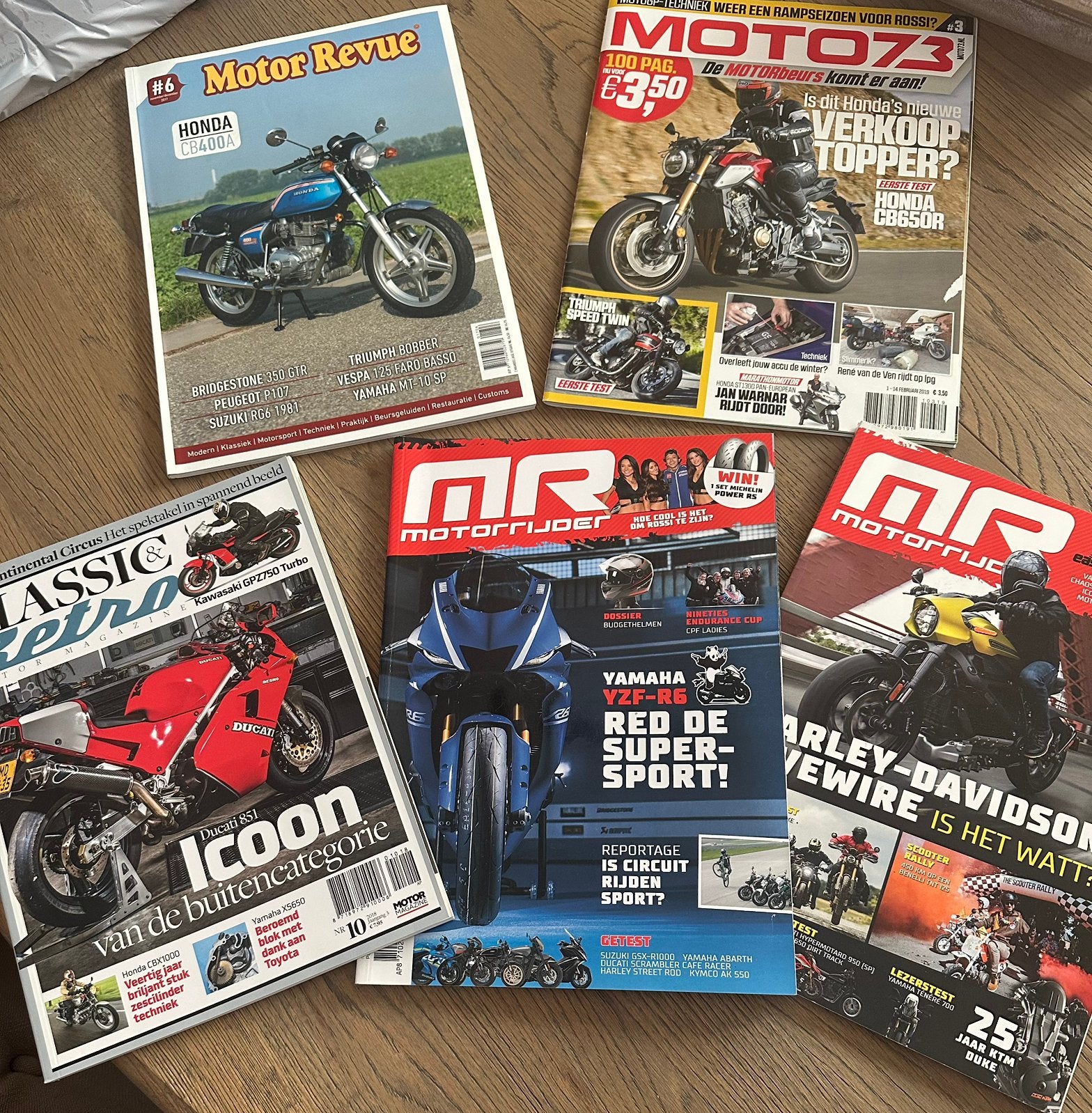 Tijdschriften over moto s, Ophalen, Zo goed als nieuw