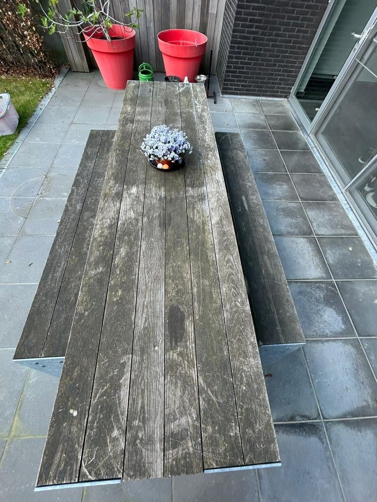 Extremis Tuintafel 8 personen, goede staat, Tuin en Terras, Ophalen