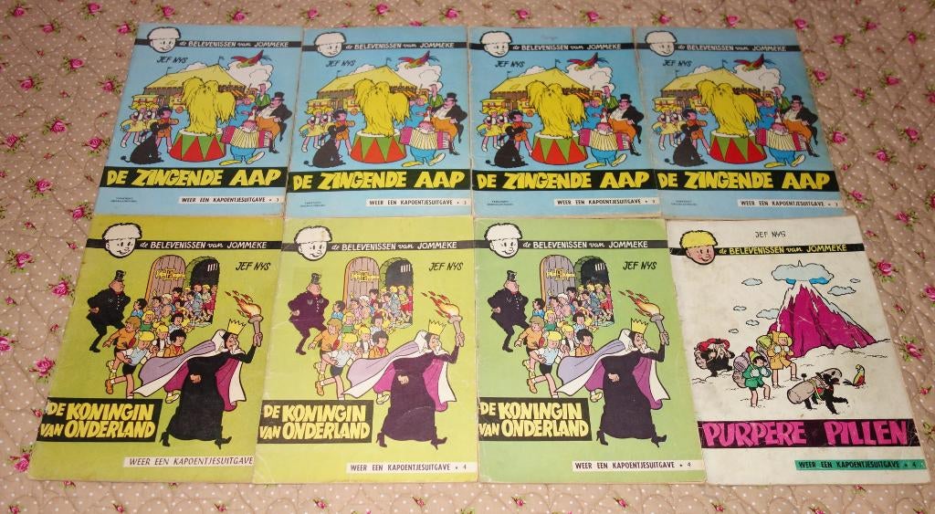 Jommeke strips ongekleurd., Meerdere stripboeken, Ophalen of Verzenden, Gelezen, Jef Nys.