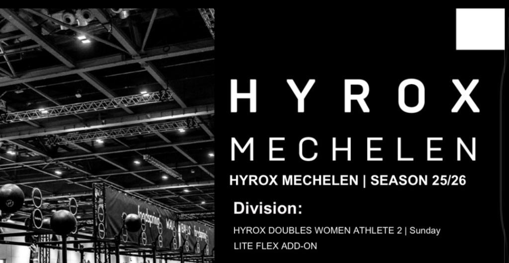 Hyrox Mechelen doubles women 29/03, Ophalen