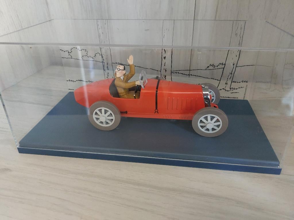 Voiture Tintin la type 35 de Bobby Smiles, Enlèvement ou Envoi, Tintin, Comme neuf, Statue ou Figurine