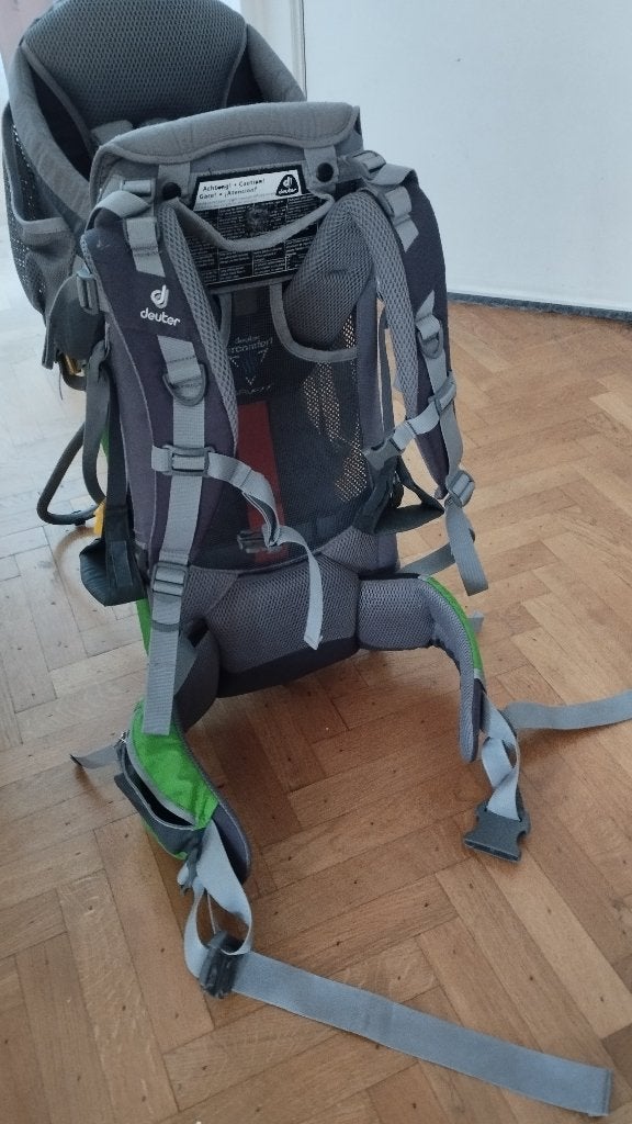 Deuter Kid Comfort Air wandeldraagzak voor wandelen, Zo goed als nieuw, Rug, Draagzak, Ophalen