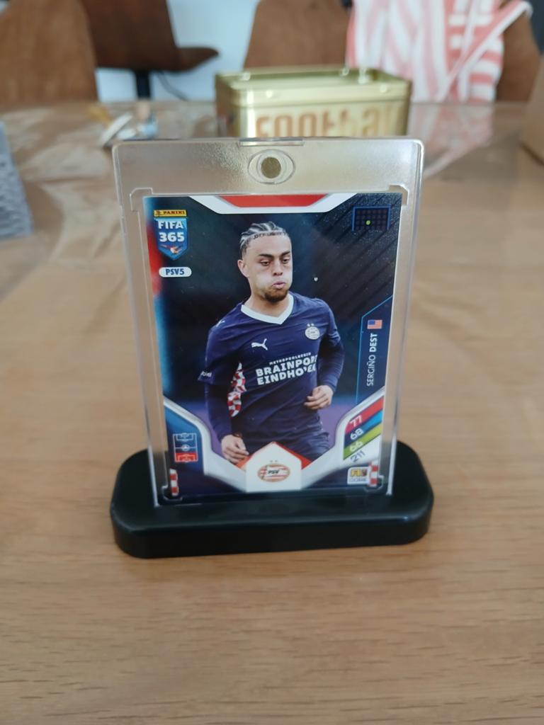 PSV Dest panini kaart in mooie houder, Ophalen of Verzenden