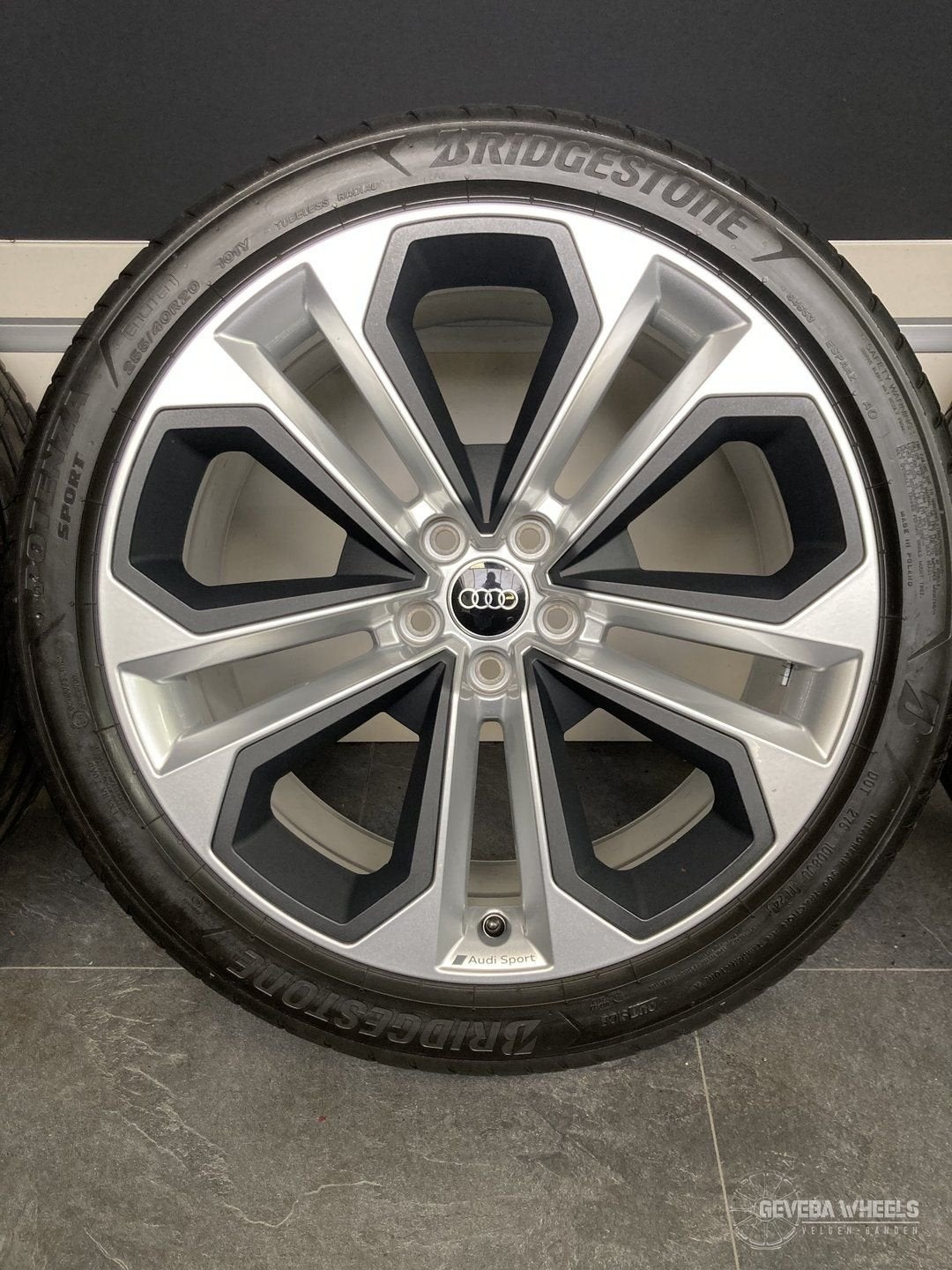20” originele Audi Q3 Sportback velgen + banden 5x112    83A, Auto-onderdelen, Banden en Velgen, Gebruikt, 255 mm, -, -