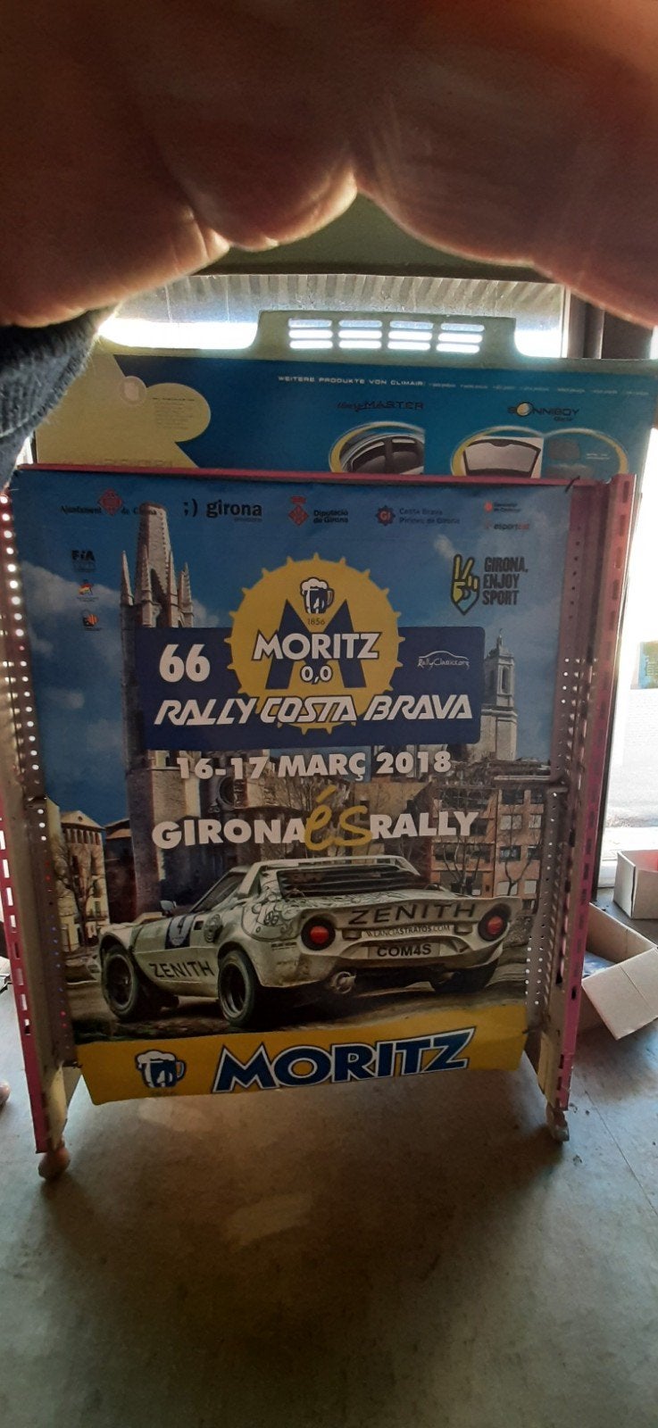 Bannen in canvas Rally Costa Brava  2018, Ophalen, Nieuw