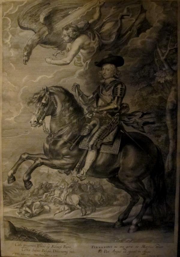 Gravure : Portrait de Ferdinand d'Autriche, Antiquités & Art, Avec texte, 42 cm, Gravure, Enlèvement