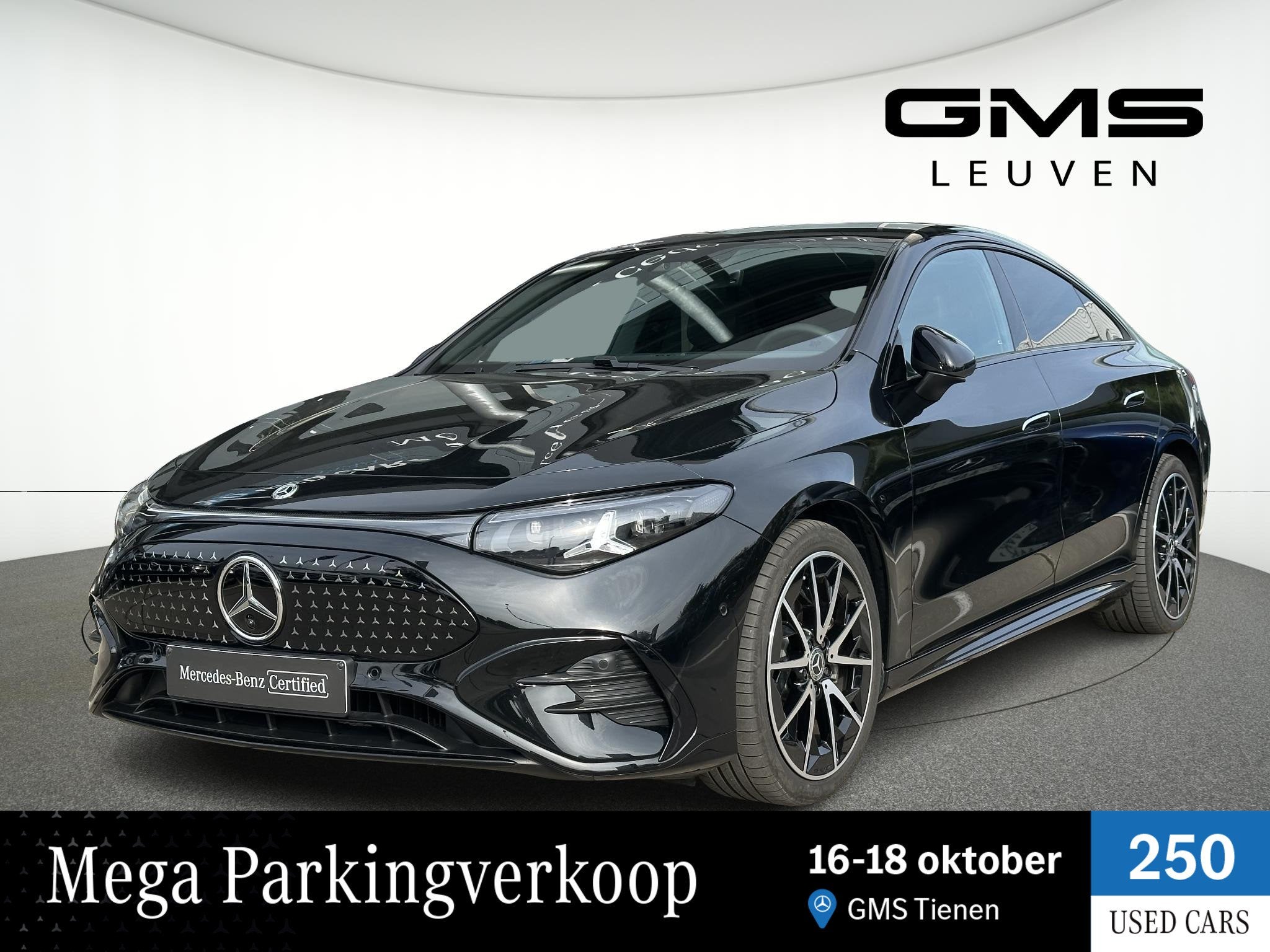Mercedes-Benz CLA 250+ Sport Edition 250+ Sport Edition, Auto's, Achterwielaandrijving, Gebruikt, Leder en Stof, Zwart